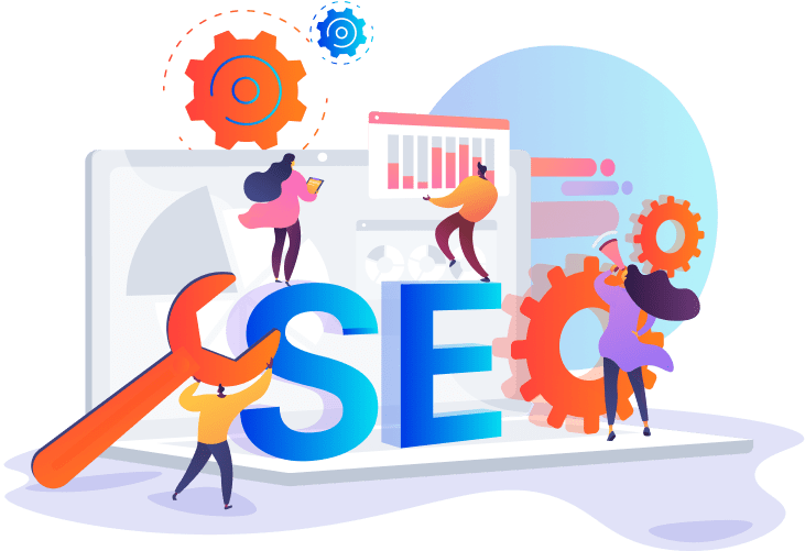 A marketing team improving search visibility and website performance